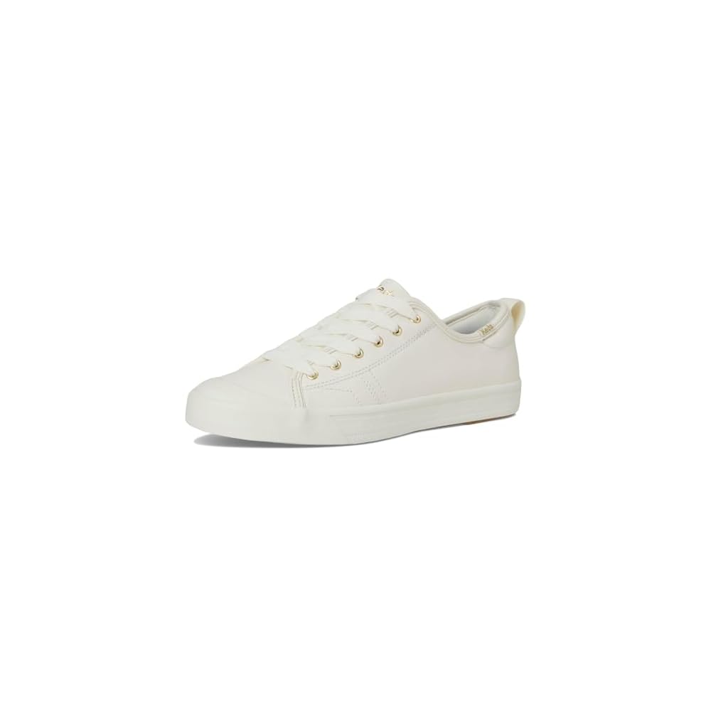 Egret/Gold Leather