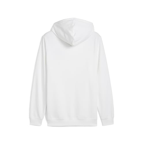 PUMA Men's Tall Size Essentials Small Logo Fleece Hoodie, White AH25 - 2XLT