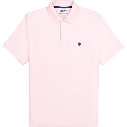 IZOD Men’s Big-and-Tall Advantage Performance Short-Sleeve Solid Polo Shirt, Fairy Tale, 4X-Large