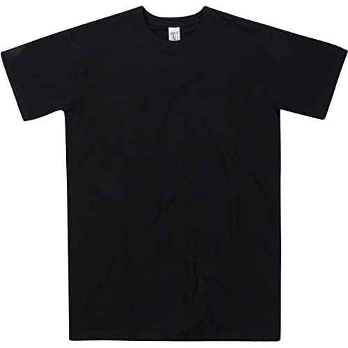 Have It Tall Men's Stretch Cotton Short Sleeve T Shirt Black Large Tall,Custom Text, Add Your Text, Custom SS T Shirt