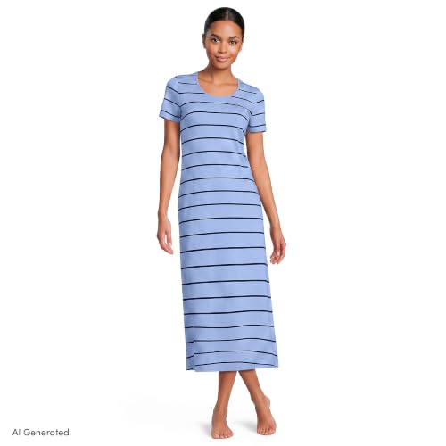 Clear Blue Sky/Navy Stripe