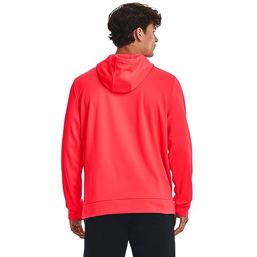 Under Armour mens Armour Fleece Big Logo Hoodie, (628) Beta / / Black, Large Tall