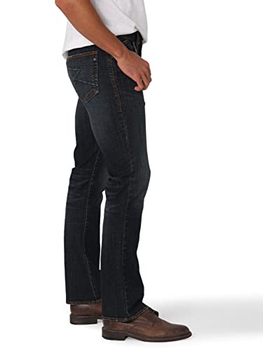 Rock & Republic Men's Mid-Rise Bootcut Jean, Straight Shot, 36W x 36L
