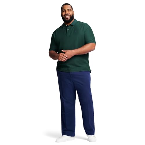 IZOD Men’s Big-and-Tall Advantage Performance Short-Sleeve Solid Polo Shirt, Wild Fern, 5X-Large