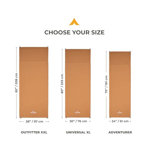 TETON Sports Outfitter XXL Camp Pad; Sleeping Pad for Car Camping , Brown