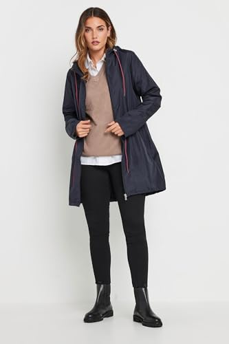 Long Tall Sally Tall Womens Navy Pocket Parka Blue 6