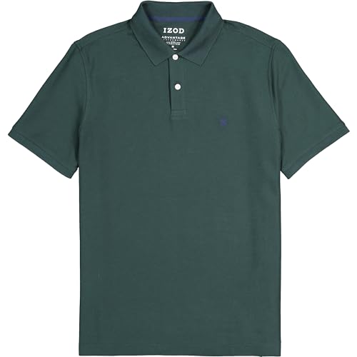 IZOD Men’s Big-and-Tall Advantage Performance Short-Sleeve Solid Polo Shirt, Wild Fern, 5X-Large