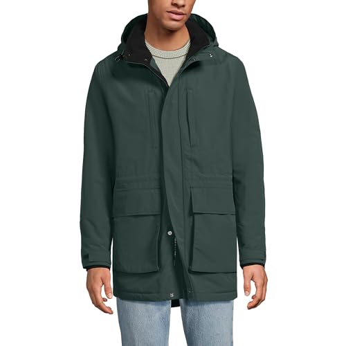 Lands' End Mens Squall Waterproof Parka Evening Forest Tall XX-Large