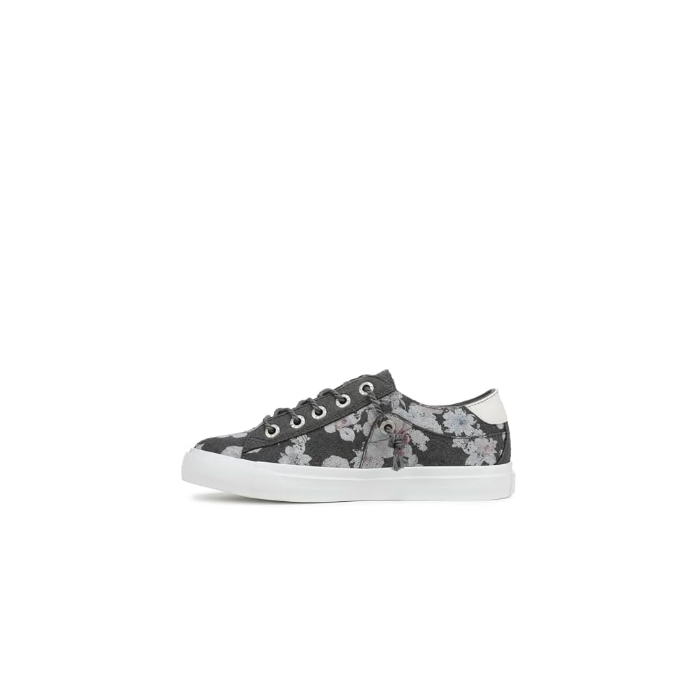 Charcoal Grey Floral Print