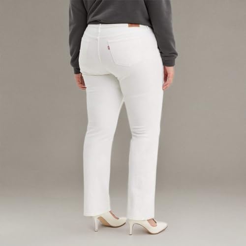 Levi's Womens Classic Straight (Also Available In Plus) Jeans, Simply White, 32 Regular US