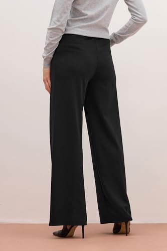 Long Tall Sally LTS Premium Tall Tailored Wide Leg Pants Black 10