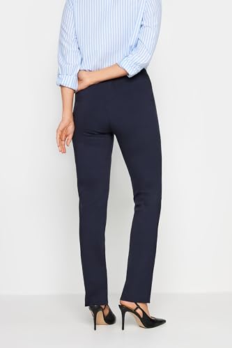 Long Tall Sally LTS Tall Women's Stretch Straight Leg Pants Blue 12