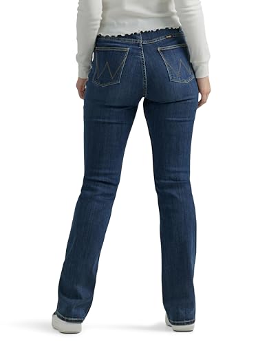 Wrangler Womens High Rise Bold Boot Jeans, Stockton, 8 1 US