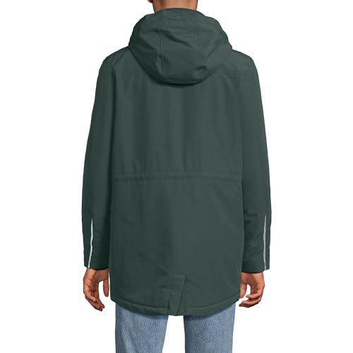 Lands' End Mens Squall Waterproof Parka Evening Forest Tall Medium