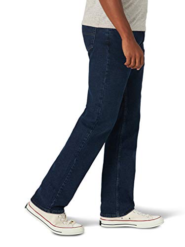 Wrangler Authentics Men's Classic 5-Pocket Regular Fit Jean, Midnight Flex, 42W x 36L