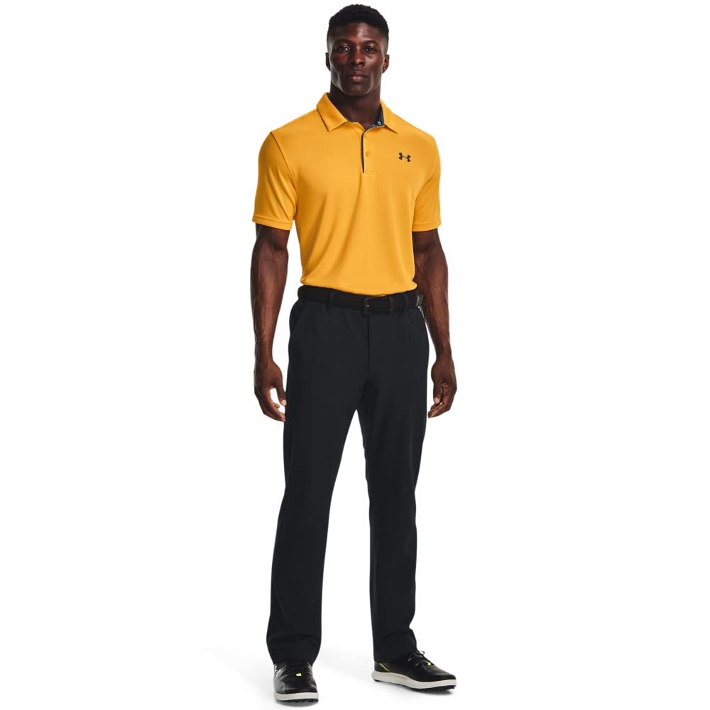 Under Armour Men's Tech Golf Polo, (782) Rise/Pitch Gray/Pitch Gray, Small Tall