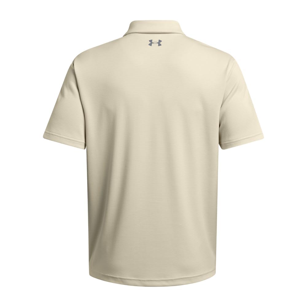 Under Armour Men's Tech Golf Polo, (273) Silt / / Pitch Gray, Medium Tall