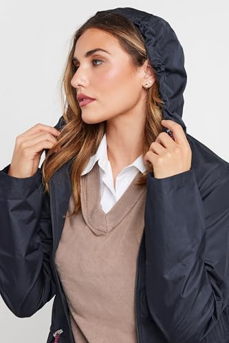 Long Tall Sally Tall Womens Navy Pocket Parka Blue 6