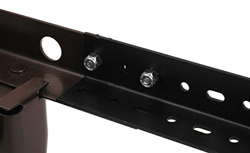 Bed Claw 13 Inch Steel Bed Frame Extension Rails, 1.5"x1.5", Set of 2