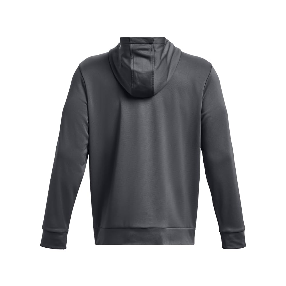 Under Armour mens Armour Fleece Big Logo Hoodie, (012) Pitch Gray / / Black, Large Tall