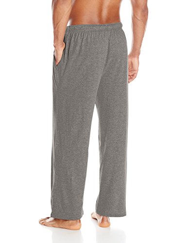 Fruit of the Loom Men's Extended Sizes Jersey Knit Sleep Pant (1-Pack), Grey Heather, Large Tall