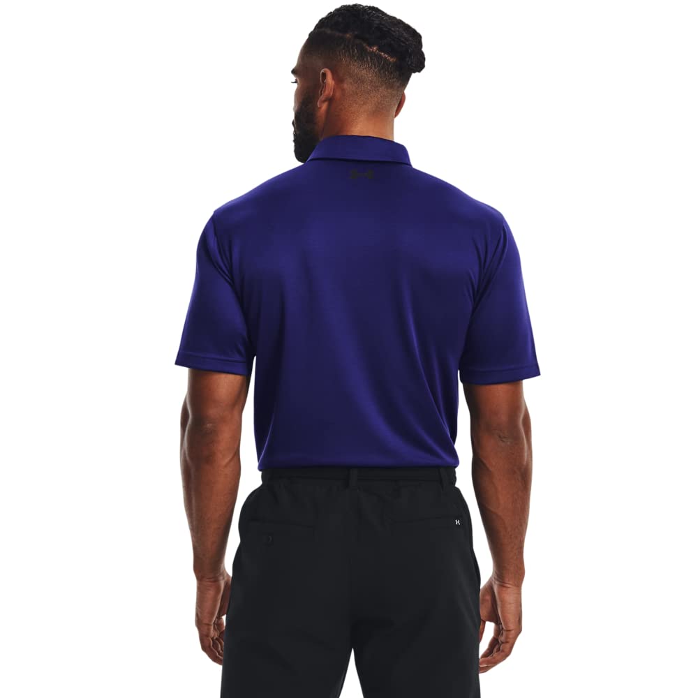 Under Armour Men's Tech Golf Polo, (468) Sonar Blue / / Black, Small Tall