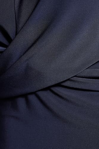 Long Tall Sally LTS Tall Ruched Bust Midi Dress Navy 18-20