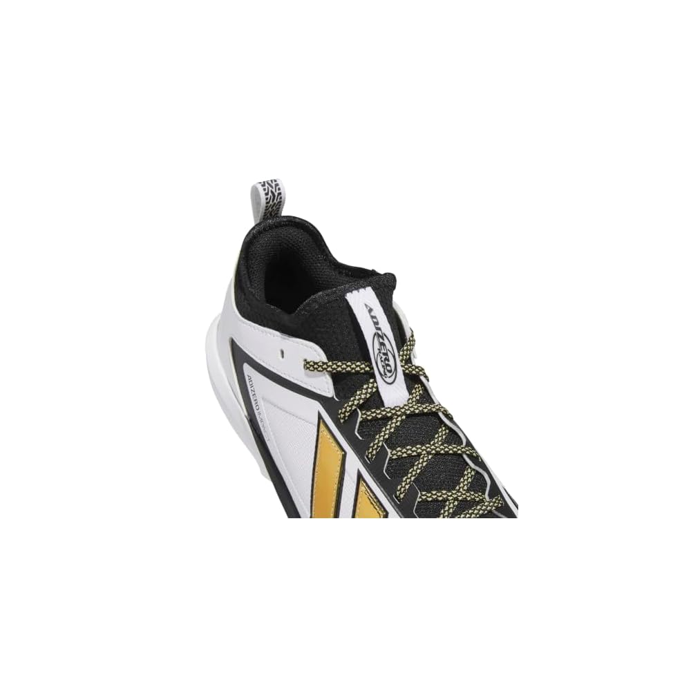 White/Gold Metallic/Black