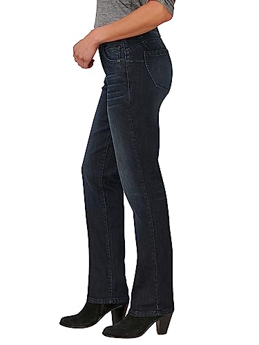Democracy Women's Ab Solution Straight Leg Jean, Dark Indigo Artisanal