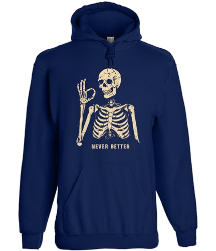 Have It Tall Men's Never Better Graphic Tall Hoodie Navy XX-Large Tall