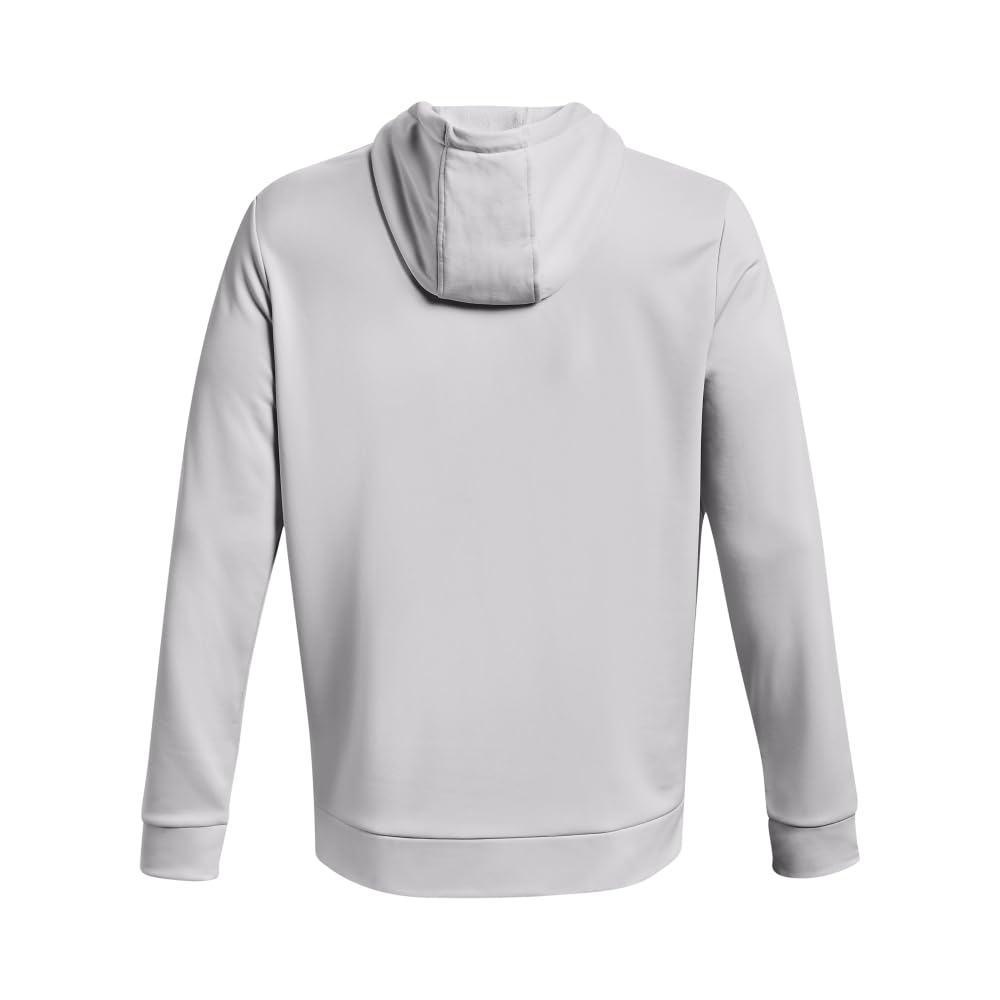 Under Armour mens Armour Fleece Big Logo Hoodie, (014) Halo Gray / / Black, Large Tall