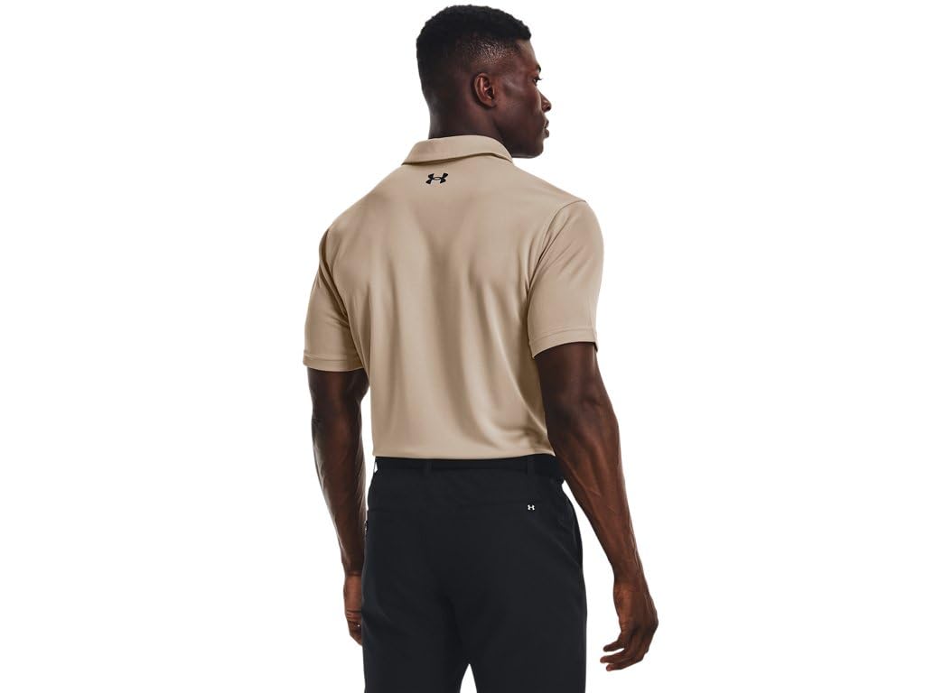 Under Armour Men's Tech Golf Polo, (236) Sahara / / Black, XX-Large Tall