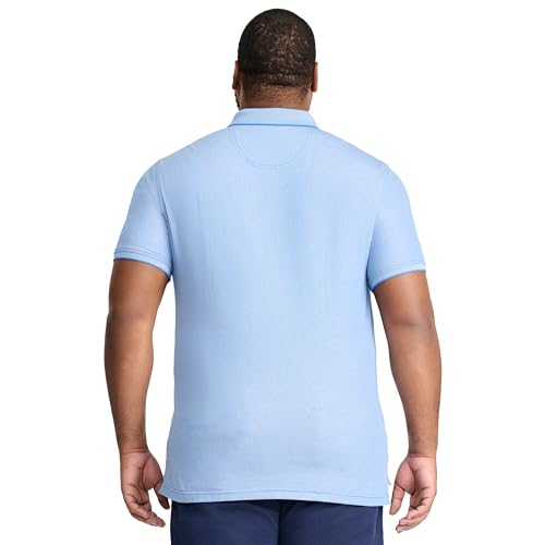 IZOD Men’s Big-and-Tall Advantage Performance Short-Sleeve Solid Polo Shirt, Bright Cobalt, 3X-Large