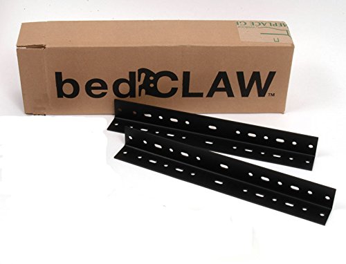 Bed Claw 13 Inch Steel Bed Frame Extension Rails, 1.5"x1.5", Set of 2