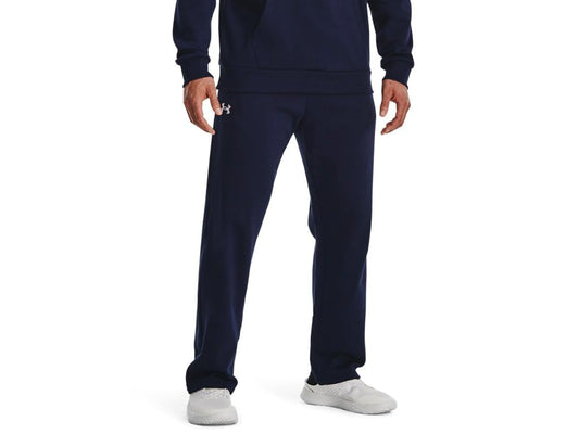 Under Armour Men's Rival Fleece Pants, (410) Midnight Navy / / White, 4X-Large Tall