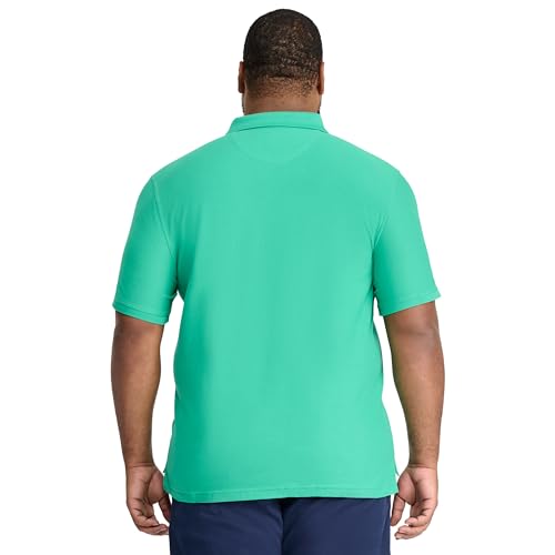 IZOD Men’s Big-and-Tall Advantage Performance Short-Sleeve Solid Polo Shirt, Simply Green, 5X-Large