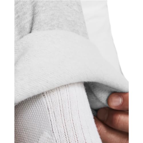 Under Armour Men's Rival Fleece Pants, (011) Mod Gray Light Heather / / White, XX-Large Tall