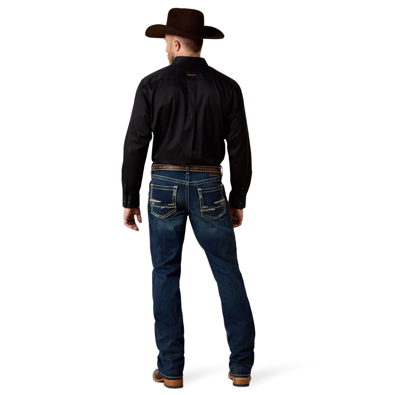 ARIAT mens M4 Low Rise Boot Cut Jean, Turnout, 33W x 38L US