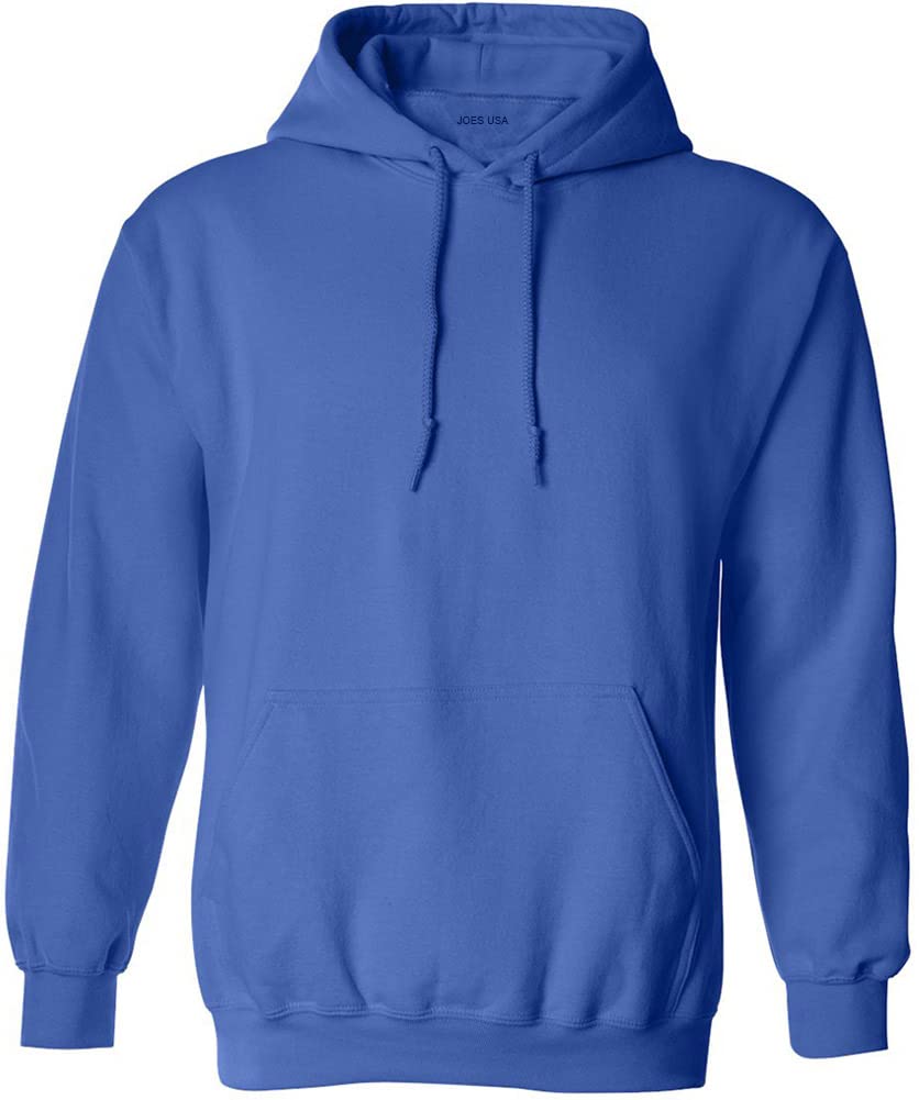 Joe's USA Big and Tall Hoodies for Men Pullover Hooded Sweatshirt-XLT-Royal