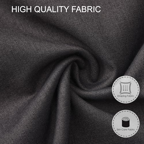 Tall Men's 36"/38" Inseam Classic Dress Work Pants Charcoal