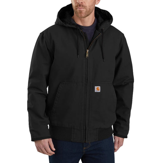 Carhartt mens Active Jacket J130 (Big & Tall) Work Utility Outerwear, Black, X-Large US