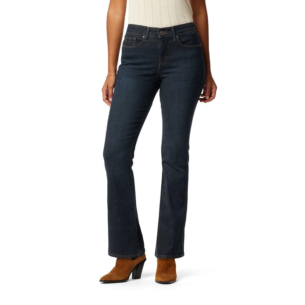 Levi Strauss Signature Gold Women's Totally Shaping Bootcut Jeans Mid-Rise Stretch Denim (Also Available in Plus), Indigo Void, 2 Long