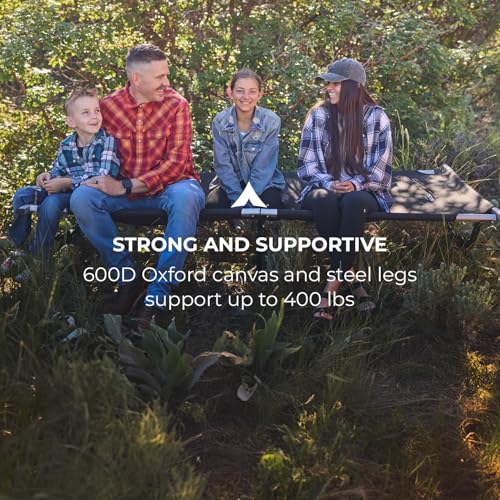 Outfitter XXL Camping Cot (86" x 45") - Folding Camping Cot for Car & Tent Camping