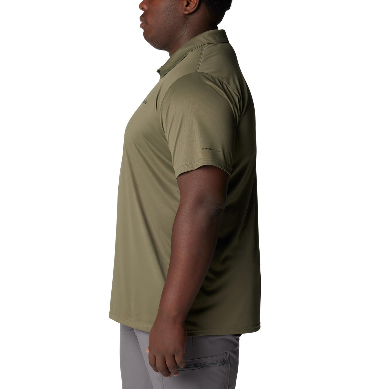 Columbia Men's Hike Polo, Stone Green, 3X Tall
