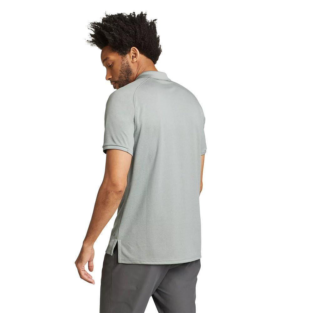 Eddie Bauer Men's Resolution Pro Short-Sleeve Polo Shirt 2.0, Gray, Large, Tall