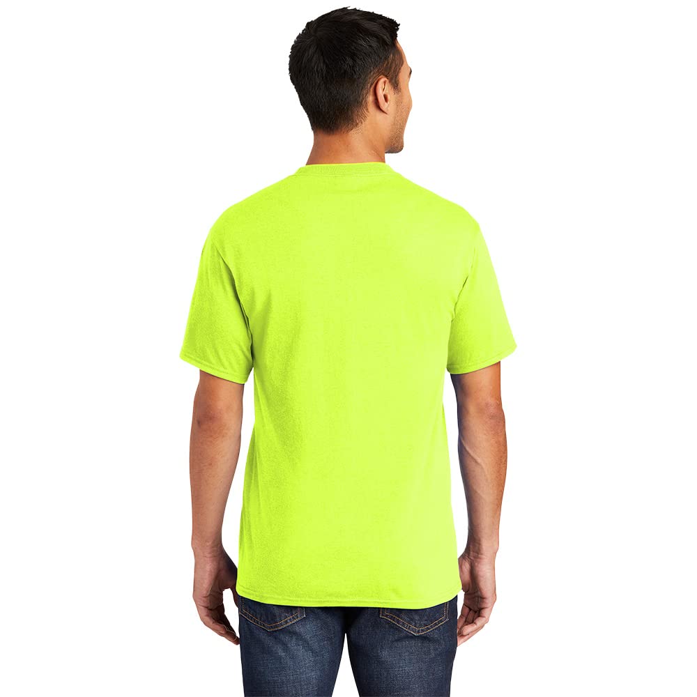 Port & Company Tall Core Blend Tee LT Safety Green