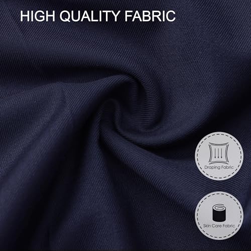 Tall Men's 36"/38" Inseam Classic Dress Work Pants Navy