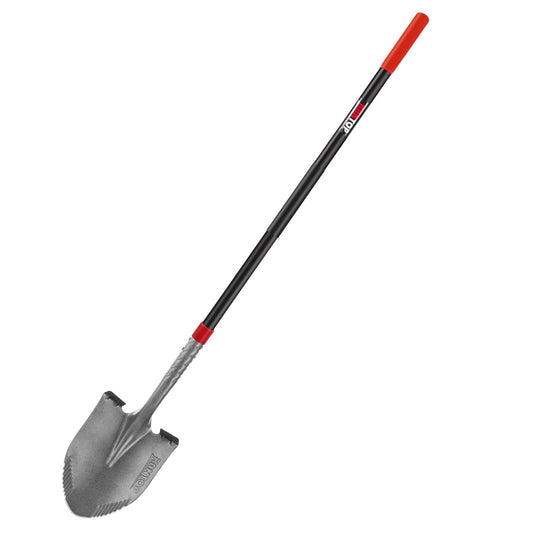 HANTOP Heavy Duty Garden Tools Digging Shovel Garden Shovel Spade with Long Fiberglass Handle for Digging and Garden Work,58 inches
