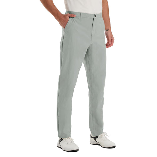 TALL MAXX Tall Men's 36"/38" Inseam Classic-Fit Casual Chino Pants Grey