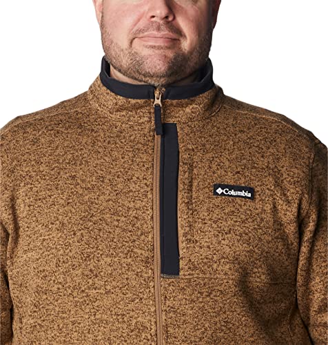 Columbia Men's Sweater Weather Full Zip, Delta Heather, X-Large Tall